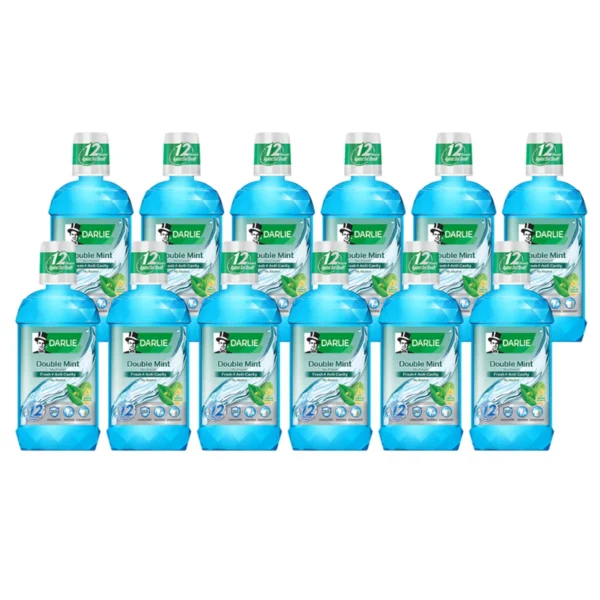 oral-care-0463 ดาร์ลี่ น้ํายาบ้วนปาก ดับเบิ้ล มินต์ 500มล. X12