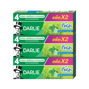 oral-care-0483 ดาร์ลี่ ยาสีฟัน ทีแคร์ กรีนที มินต์ 140 กรัม แพ็คคู่ x3