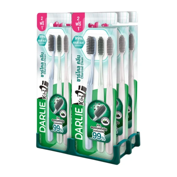 oral-care-0497 ดาร์ลี่ แปรงสีฟัน ชาร์โคลคลีน x6