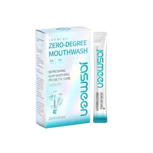 JASMEEN น้ํายาบ้วนปากมะลิ สูตรเย็นสดชื่น (12ml x 20 ซอง/กล่อง)