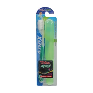 oral-care-0518 แปรงสีฟัน แอมนาย เอเพค ซอฟ + กล่องเดินทาง ขนแปรงนุ่ม Amnine Apex Soft toothbrush + Free Travel Case / Soft Bristles