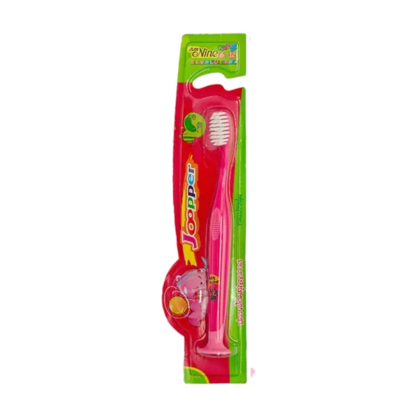 oral-care-0535 แปรงสีฟัน AmNine Joopper Kids 6-12 Years ชมพู