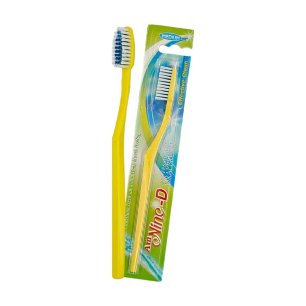 oral-care-0540 แปรงสีฟัน แอมนาย ดี ขนแปรงปานกลาง เหลือง