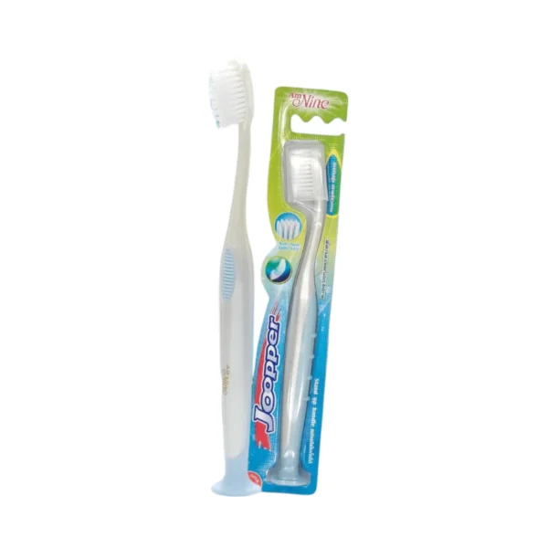 oral-care-0541 แปรงสีฟัน แอมนาย จุ็ปเปอร์ ขนแปรงนุ่ม แปรงตั้งได้ สีฟ้า