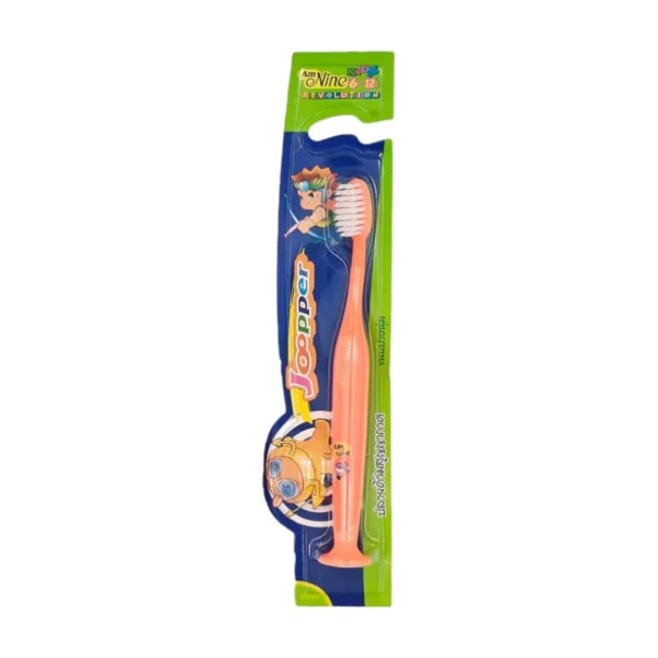 oral-care-0543 แปรงสีฟัน AmNine Joopper Kids 6-12 Years ส้ม