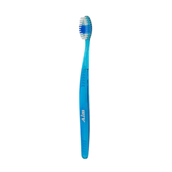oral-care-0559 แปรงสีฟัน เอม ออริจิเนิล มีทั้งขน นุ่ม/ปานกลาง Aim Original Toothbrush Soft or Medium Bristles สีฟ้า,ปานกลาง