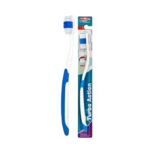 oral-care-0583 แปรงสีฟัน Nine เทอร์โบ แอคชั่น (2025) ขนแปรง นุ่ม Soft สีฟ้า