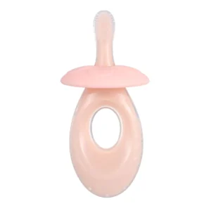 oral-care-0593 แปรงซิลิโคน ขัดเหงือก เด็กแรกเกิด ขจัดคราบนมและเศษอาหาร ยี่ห้อ SOFT ซิลิโคน-สีชมพู