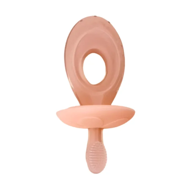 แปรงซิลิโคน ขัดเหงือก เด็กแรกเกิด ขจัดคราบนมและเศษอาหาร ยี่ห้อ SOFT ชมพู (Pink)