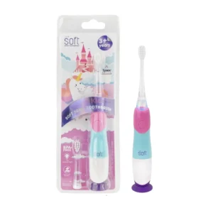แปรงสีฟันเด็ก แปรงสีฟันไฟฟ้าระบบโซนิค SOFT สําหรับเด็ก 3 ขวบขึ้นไป Kid Smile 3+ ยูนิคอน