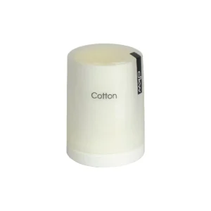 oral-care-0619 DKW HH-1012P ที่ใส่สําลี ฝาครอบ (สีขาวทึบ) รุ่น SABAII