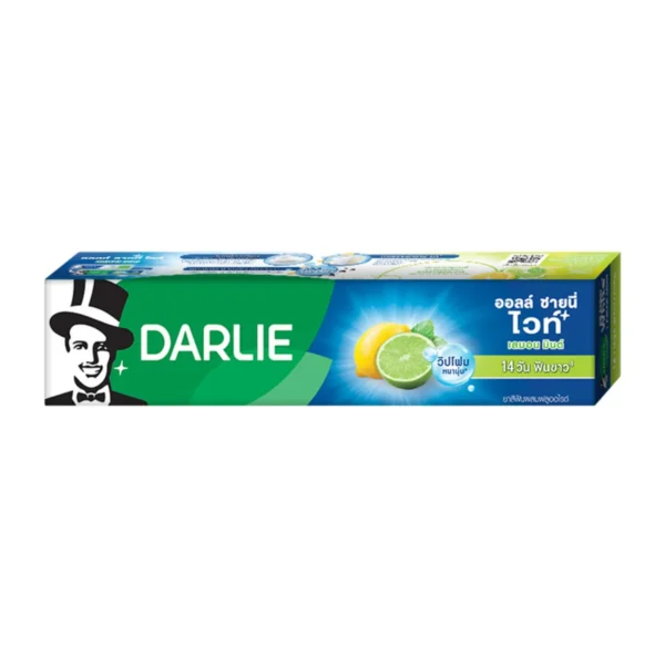 oral-care-0647 ดาร์ลี่ ยาสีฟัน ออลล์ ชายนี่ ไวท์ เลมอน มินต์ 140 กรัม