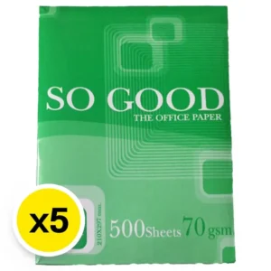 paper-products-006 โซกู๊ด กระดาษถ่ายเอกสาร A4 70 แกรม 500 แผ่น X 5