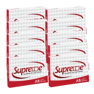 paper-products-063 Supreme กระดาษถ่ายเอกสาร 70 แกรม A5 บรรจุ 10 รีม