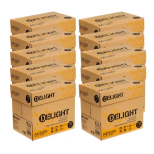 paper-products-077 Delight รุ่น Box กระดาษถ่ายเอกสาร 70 แกรม A4 จํานวน 10 กล่อง