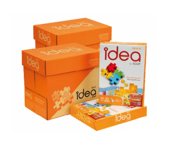 Idea Max กระดาษถ่ายเอกสาร 70 แกรม A4 จํานวน 2 ลัง
