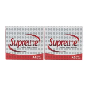 paper-products-081 Supreme กระดาษถ่ายเอกสาร 70 แกรม A5 บรรจุ 2 รีม