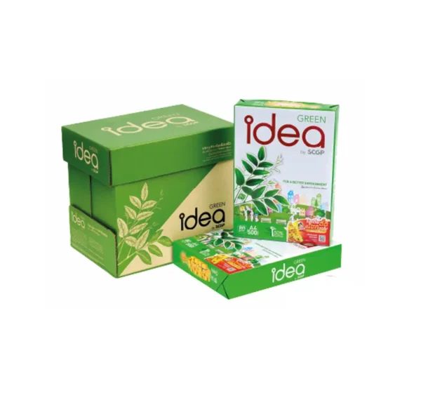 Idea Green กระดาษถ่ายเอกสาร 80 แกรม A4 จํานวน 10 ลัง