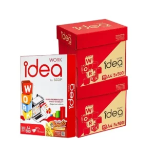 paper-products-088 Idea Work กระดาษถ่ายเอกสาร 80 แกรม A4 จํานวน 2 ลัง