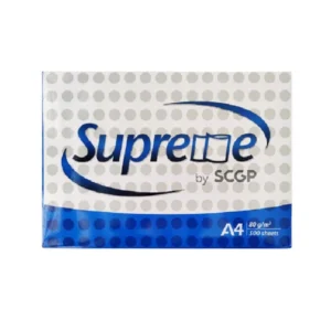paper-products-089 Supreme กระดาษถ่ายเอกสาร 80 แกรม A4 บรรจุ 1 รีม