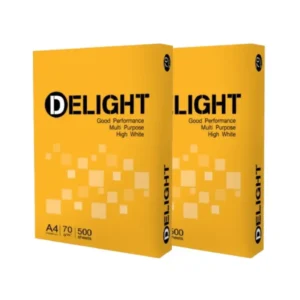 paper-products-091 Delight กระดาษถ่ายเอกสาร 70 แกรม A4 บรรจุ 2 รีม
