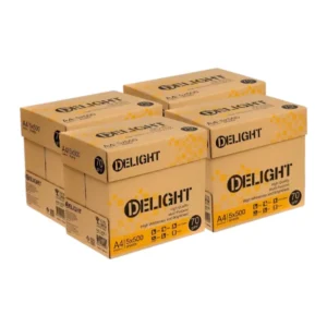 paper-products-101 Delight รุ่น Box กระดาษถ่ายเอกสาร 70 แกรม A4 จํานวน 4 กล่อง