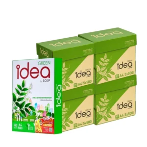 Idea Green กระดาษถ่ายเอกสาร 80 แกรม A4 จํานวน 4 ลัง