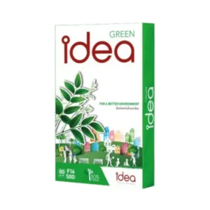 Idea Green กระดาษถ่ายเอกสาร 80 แกรม F14 บรรจุ 1 รีม