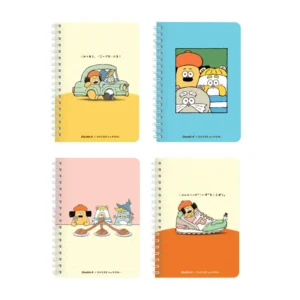 paper-products-178 ดั๊บเบิ้ล เอ สมุดสันห่วง A5 โอฮิเงะโนะพอน 80 แกรม 60 แผ่น x 6