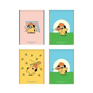 paper-products-180 ดั๊บเบิ้ล เอ สมุดรายงาน A4 โอฮิเงะโนะพอน 80 แกรม 30 แผ่น x 6