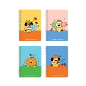 paper-products-182 ดั๊บเบิ้ล เอ สมุดสันห่วง A6 โอฮิเงะโนะพอน 80 แกรม 60 แผ่น x 6