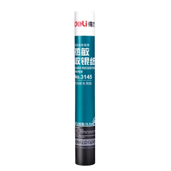 กระดาษใบเสร็จ DELI (Thermal Receipt Paper Roll) 57x30mm