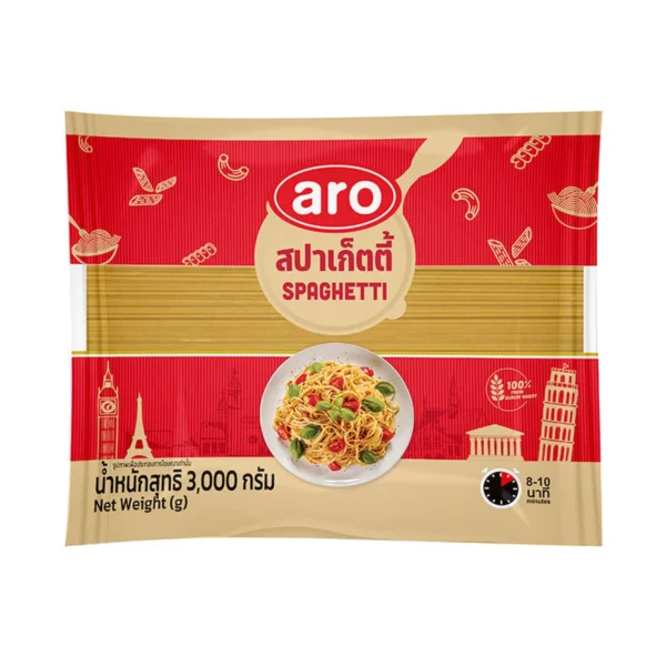 pasta-noodles-0010 เอโร่ สปาเก็ตตี้ 3 กก.