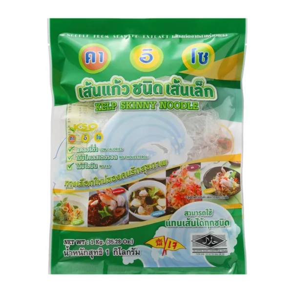pasta-noodles-0027 คาอิโซ เส้นแก้วชนิดเส้นเล็ก (สาหร่าย) 1 กก.