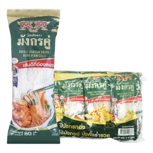 pasta-noodles-0052 มังกรคู่ วุ้นเส้น เกรดA 80 ก. 10 ซอง