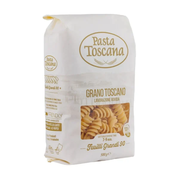 PASTA TOSCANA พาสต้า โทสคานา ฟูซิลลีเกลียวใหญ่ 500ก.