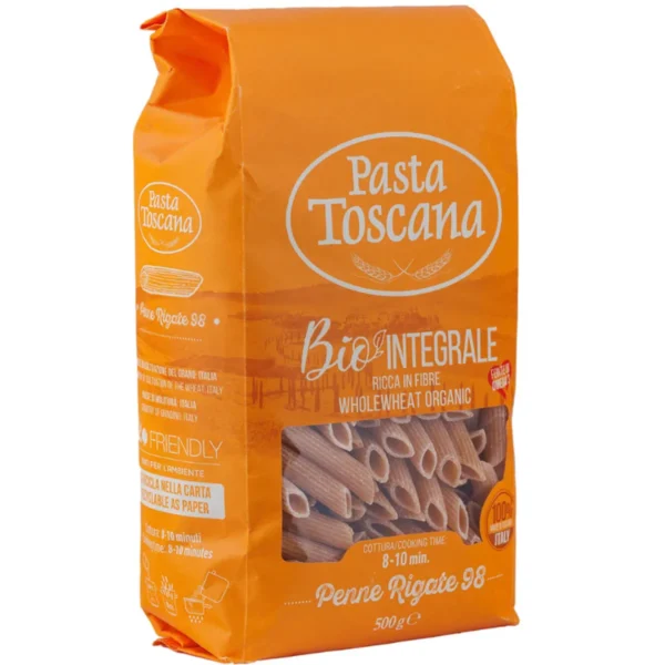 PASTA TOSCANA พาสต้า โทสคานา เพนเนโฮลวีท ออร์แกนิก 500ก.