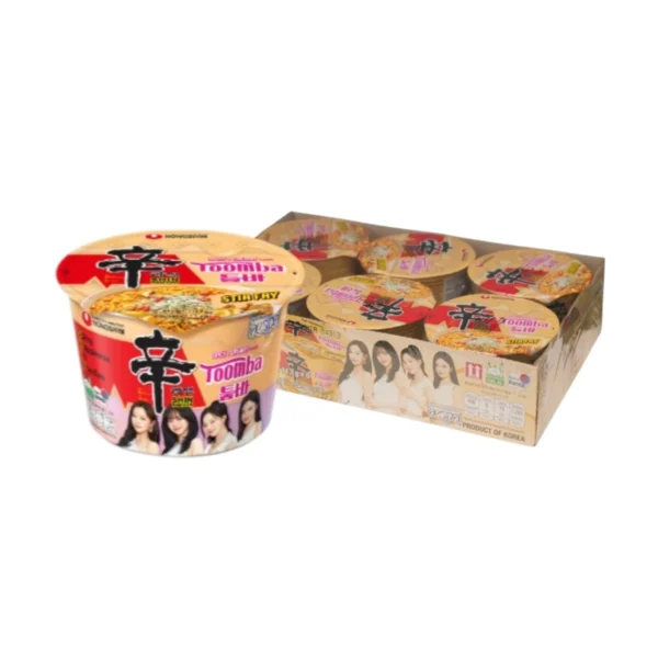 [ขายยกถาด aespa]  TOOMBA big bowl Nongshim Shin ramyun stir fry Toomba (นงชิม ชินรามยอน ทูมบ้า) ถาด 6 ถ้วย