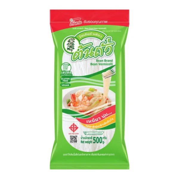 [สินค้าใหม่] วุ้นเส้นต้นถั่ว (เส้นตัด) ขนาด 500 กรัม วุ้นเส้นถั่วเขียว Bean Brand Bean Vermicelli
