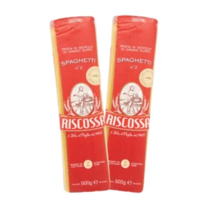 [แพ็กคู่] ริสคอสซ่า เส้น สปาเก็ตตี้ เบอร์ 2 500 กรัม RISCOSSA Spaghetti #2 (RI01)