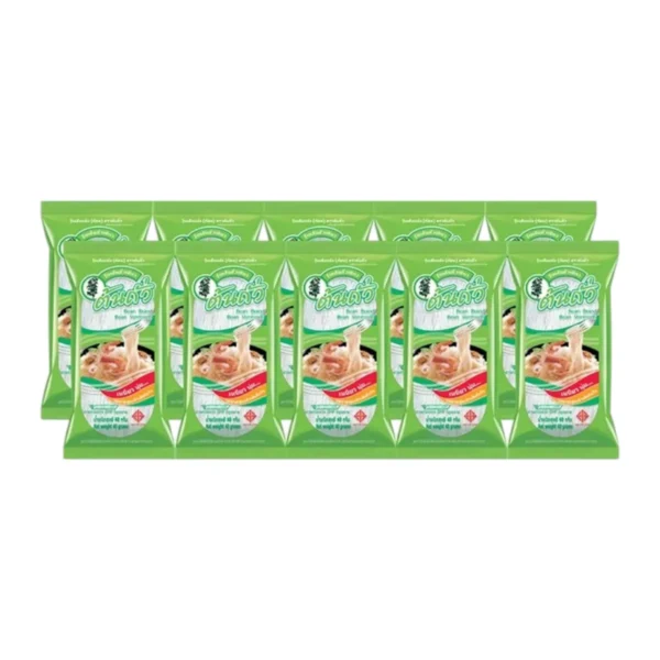 วุ้นเส้นต้นถั่ว ขนาด 40 กรัม X 10 วุ้นเส้นถั่วเขียว Bean Brand Bean Vermicelli