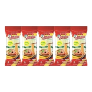 วุ้นเส้นต้นสน (ไม่ฟอกสี) ขนาด 80 กรัม X 5 Pine Brand Mung Bean Vermicelli (Unbleached)