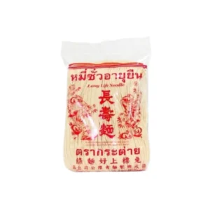 หมี่ซั่วขาว 1 กิโลกรัม 1 ห่อ ตรากระต่าย - White Chinese Noodles หมี่ซั่วเจ ไม่ใส่วัตถุกันเสีย เก็บได้นาน18เดือน