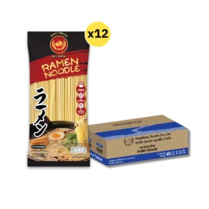 pasta-noodles-0291 เส้นราเมน ตรากระต่าย 400กรัม 12ห่อ สุดคุ้ม เส้นเหนียวนุ่ม สไตล์ญี่ปุ่นแท้ - Ramen Noodles