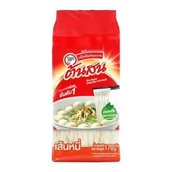 pasta-noodles-0292 เส้นหมี่ต้นสน ขนาด 170 กรัม PINE BRAND PREMIUM DRIED RICE VERMICELLI