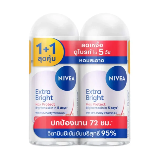 นีเวีย โรลออน ไบรท์ แม็กซ์ โพรเทค 50 มล. x 2