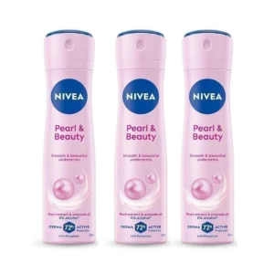 นีเวีย สเปรย์ เพิร์ล แอนด์ บิวตี้ 150 มล. 3 ชิ้น