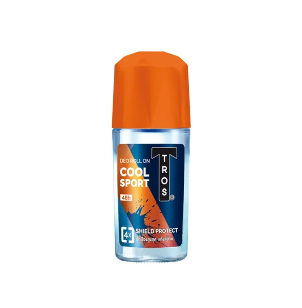 perfume-cologne-0118 TROS ทรอส โรลออน คูลสปอร์ต 45 มล.x1, สีส้ม, ไร้คราบติดเสื้อ
