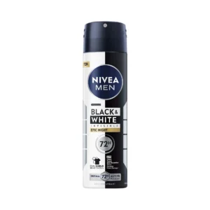 นีเวีย เมน แบล็ค แอนด์ ไวท์ อินวิซิเบิ้ล อีพิค ไนท์ สเปรย์ 150 มล. NIVEA