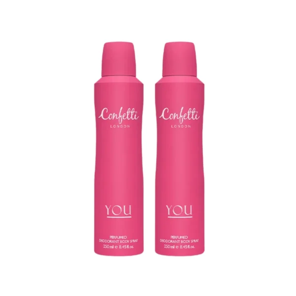 [ซื้อ1แถม1] Confetti London Body Spray -You 250ml / คอนเฟตติ ลอนดอน บอดี้ สเปรย์ - ยู 250มล.